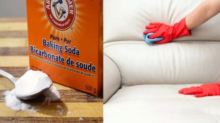 Cách vệ sinh ghế sofa bằng baking soda